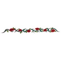 Rose Tribal Band Temporary Tattoo